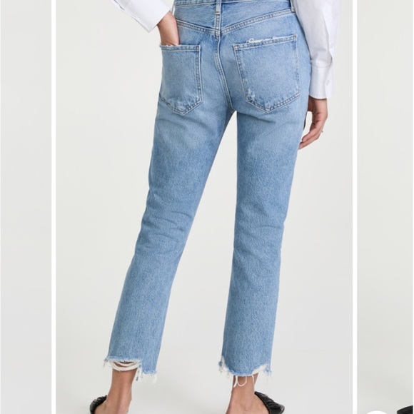 Agolde Riley Cropped Jeans 27 - Picture 2 of 7